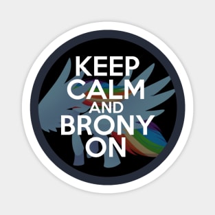 Keep Calm and Brony On v2 Sticker